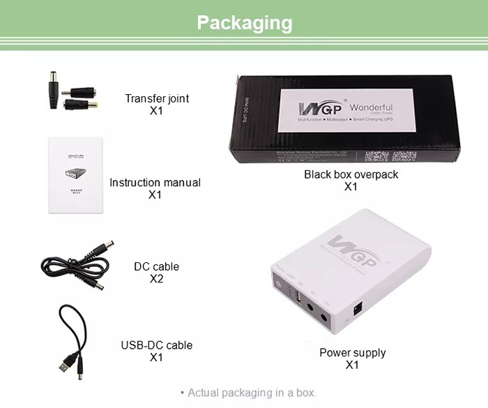 বিদ্যুৎ ছাড়াই ৮ ঘন্টা চলবে ওয়াইফাই রাউটার WGP Mini UPS Router And Onu 5V, 12V, 12V